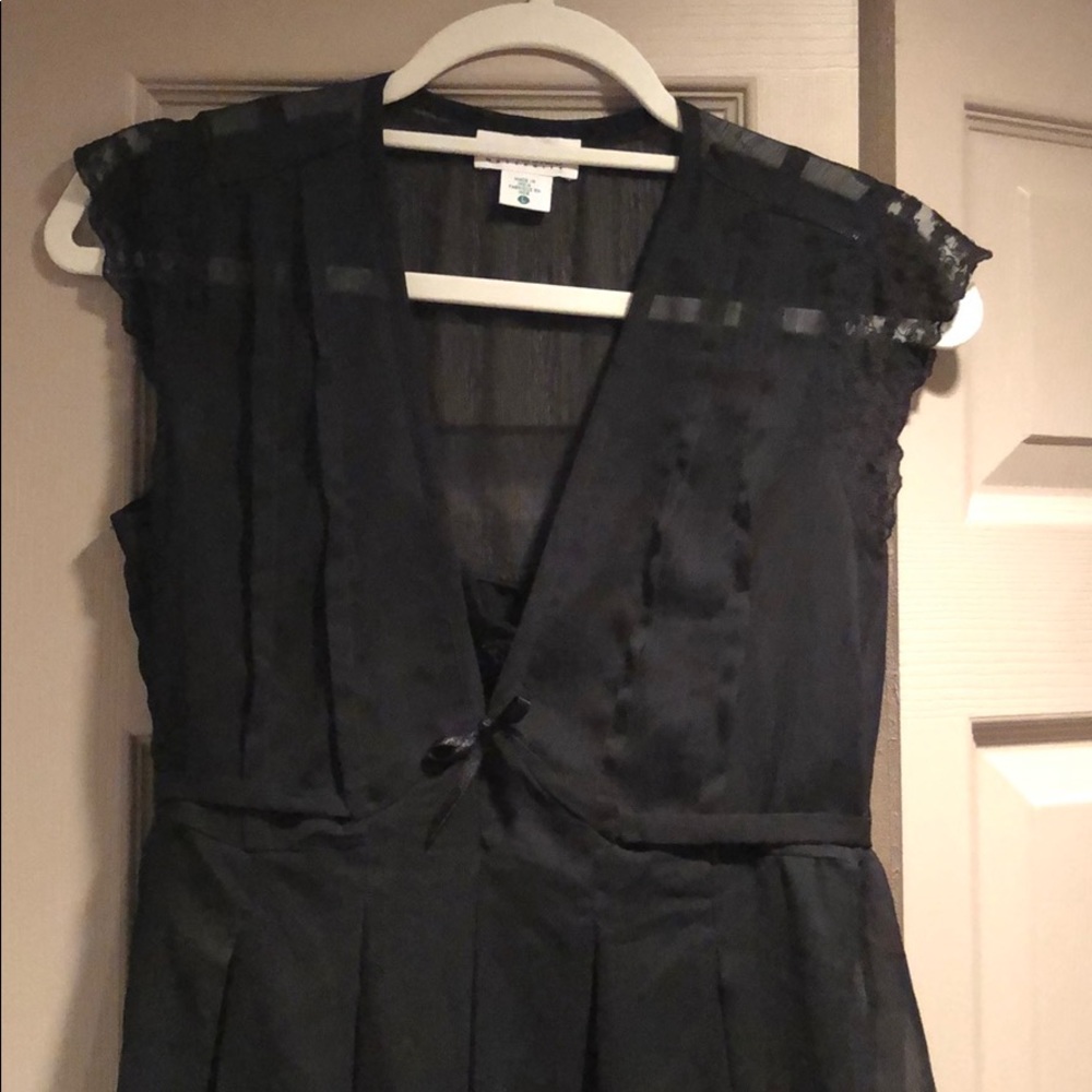 Black maternity dress